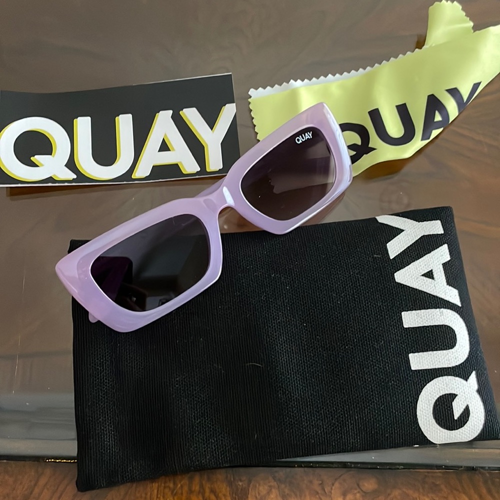 Quay lavender sunglasses